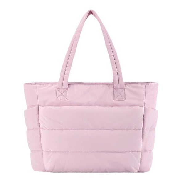 💜Hot Sale 50% OFF 👜Women's Waterproof Bubble Bag 20L Fluffy Tote Bag Quilted Laptop Shoulder Handbag