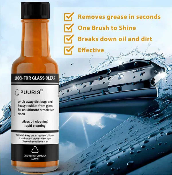 š„Ultimate Car Glass Cleaning Agent - Powerful Stain Remover