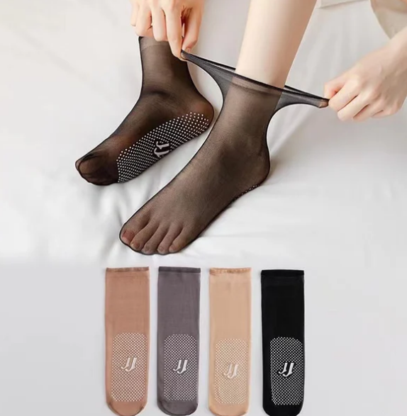 💕Buy More Save More💕Invisible Crystal Silk Socks