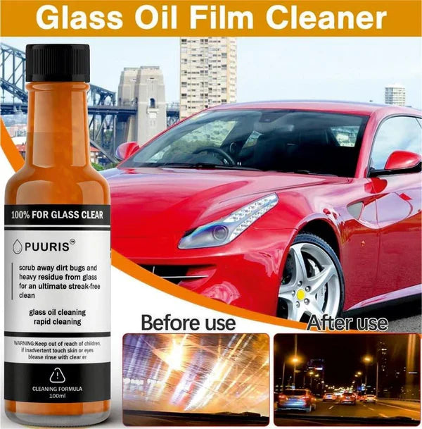 š„Ultimate Car Glass Cleaning Agent - Powerful Stain Remover
