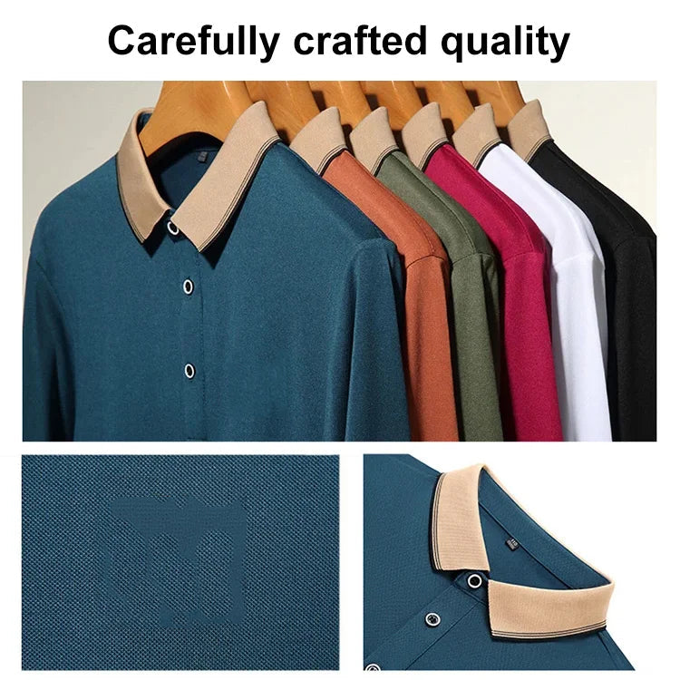 Men's Long Sleeve Lapel Shirt