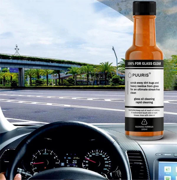 š„Ultimate Car Glass Cleaning Agent - Powerful Stain Remover