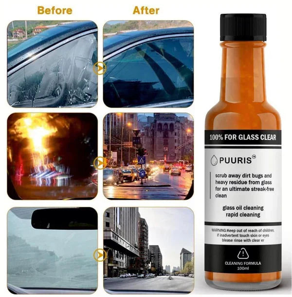 š„Ultimate Car Glass Cleaning Agent - Powerful Stain Remover