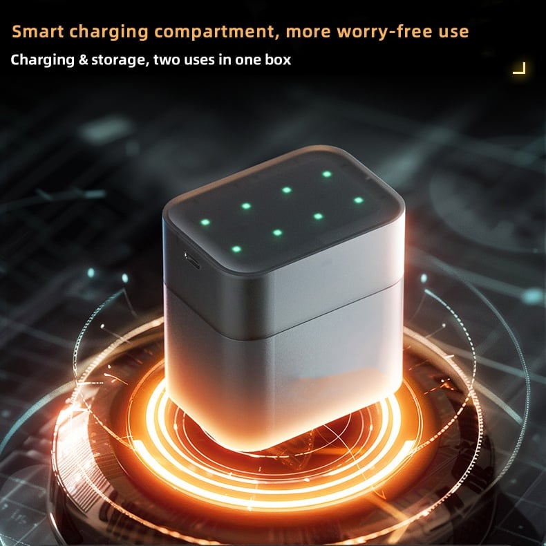 🔋Li-ion Battery with Integrated Charging Storage Box💡Overcharge protection