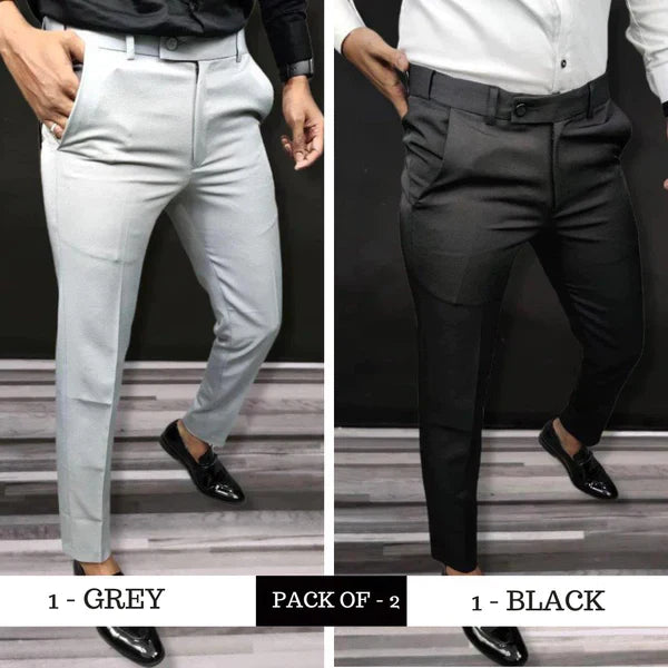⏳ Limited time 50% off! 💥Solid Color Slim Fit Formal Pants(The more you buy, the higher the discount)