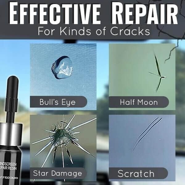 🔥2025 Hot Sale Buy 2 Get 3 Free🔥Cracks Gone Glass Repair Kit