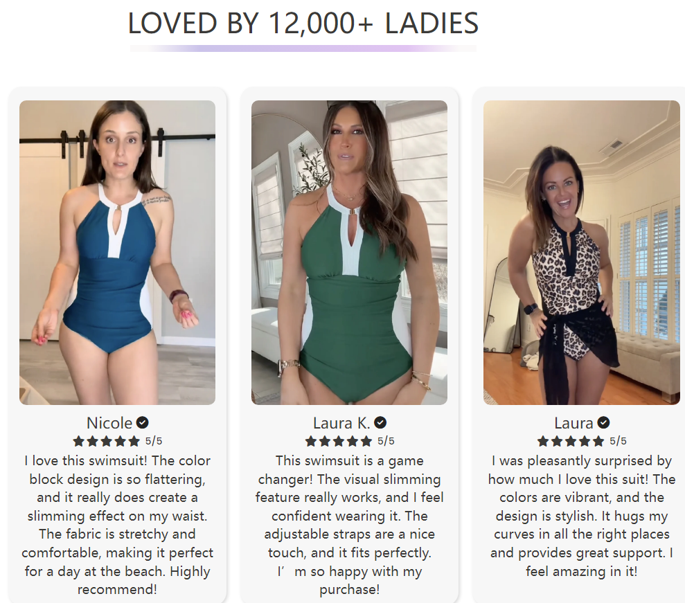 🎁HOT SALE 50% OFF⏳Full Coverage Retro Color Block Swimwear(The more you buy, the higher the discount)