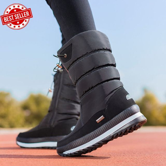 🎅Christmas Pre-sale🎁Women's Premium Waterproof,Non-slip Faux Fur Snow Boots