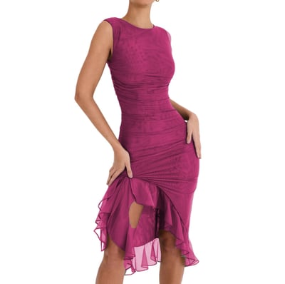“Summer Hot Sale – 42% Off” Pleated Sleeveless Midi Dress