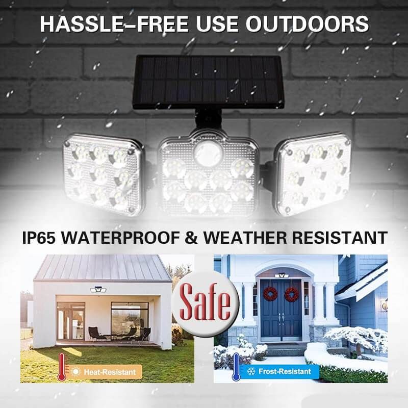 š„Hot Saleš„Triple LED Solar Wall Light