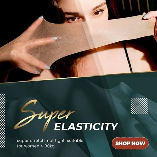 Plus Size Pearlescent Silk Stockings Pantyhose
