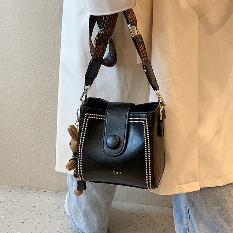 Vintage Fashion Bag with Adjustable Strap