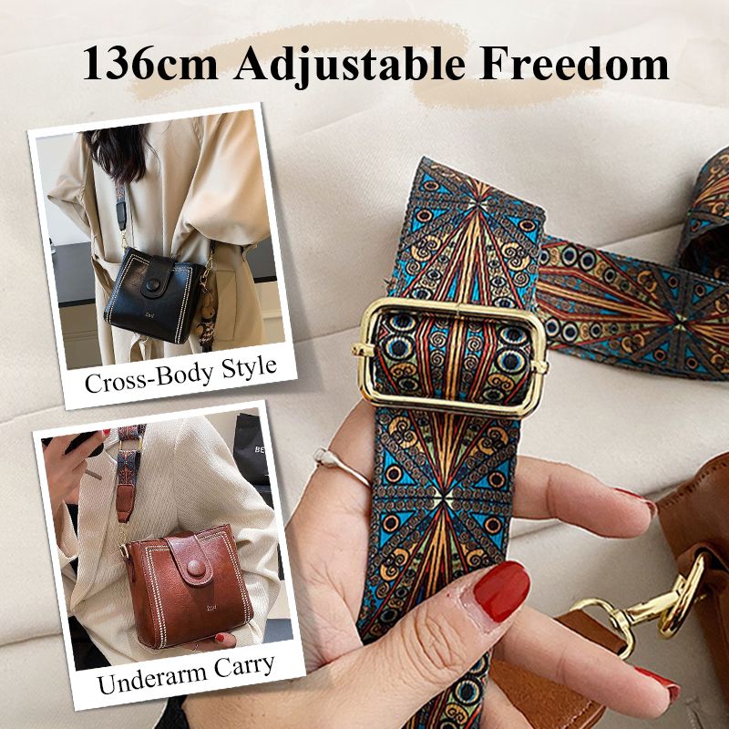 Vintage Fashion Bag with Adjustable Strap