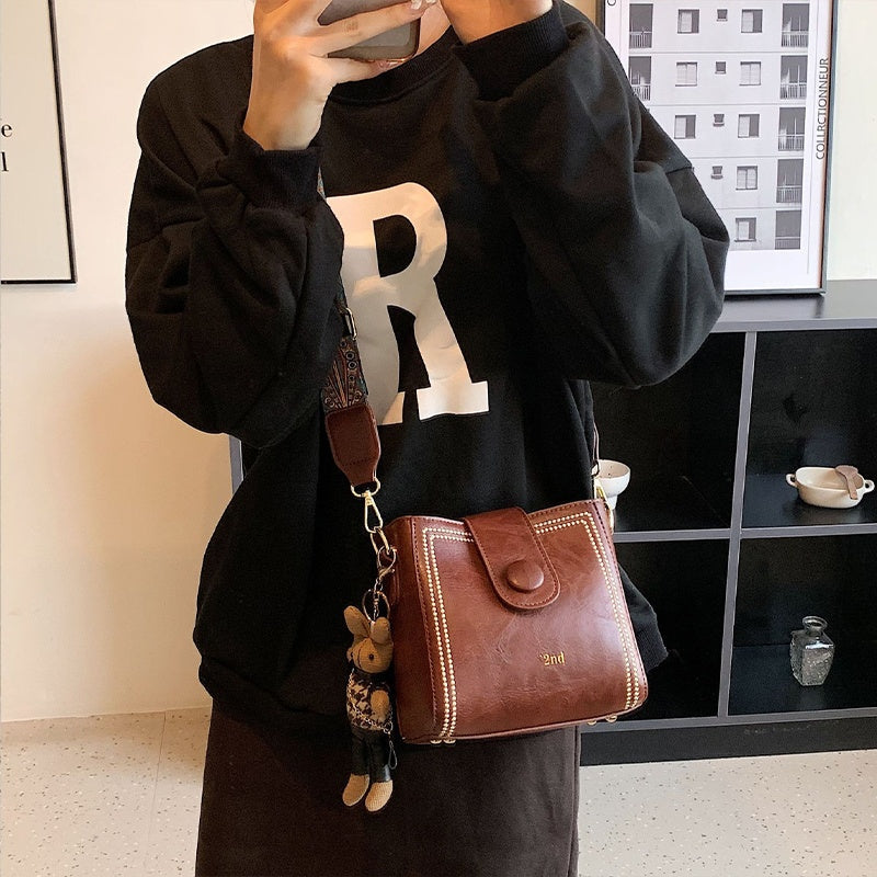 Vintage Fashion Bag with Adjustable Strap