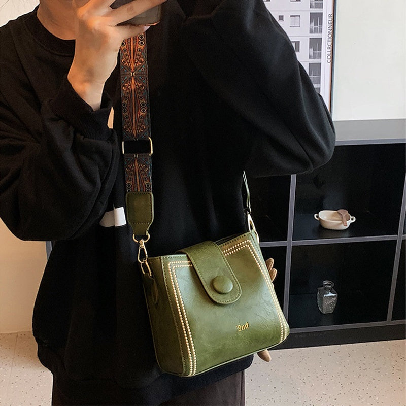 Vintage Fashion Bag with Adjustable Strap