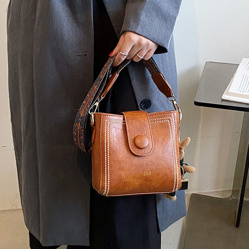 Vintage Fashion Bag with Adjustable Strap