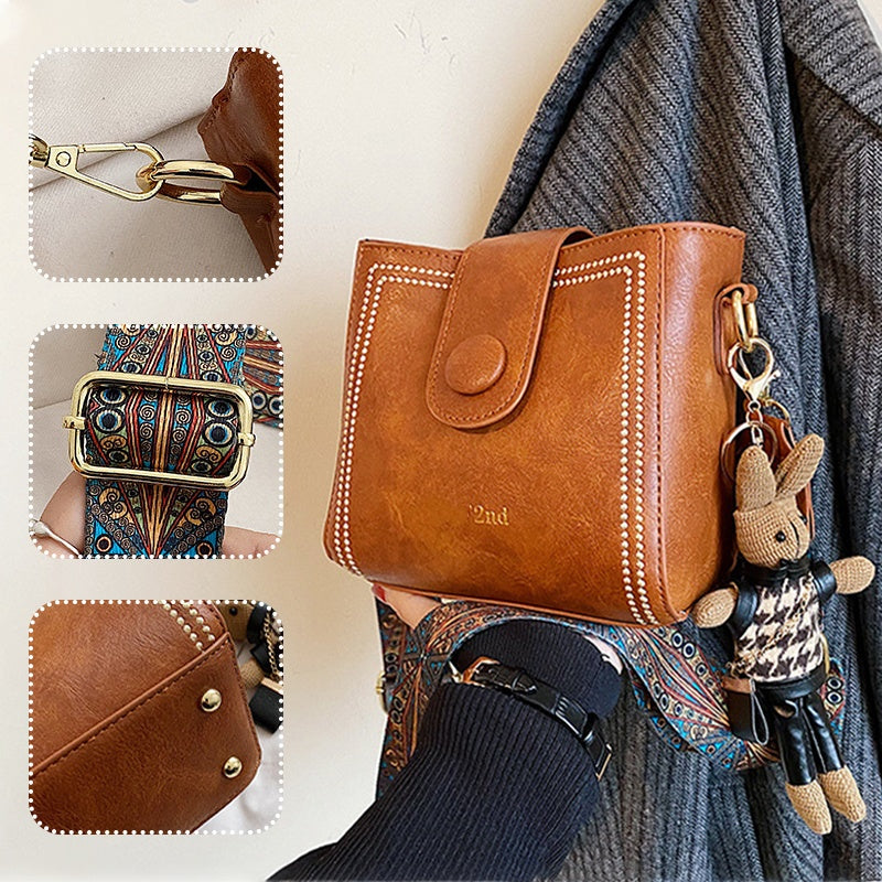 Vintage Fashion Bag with Adjustable Strap