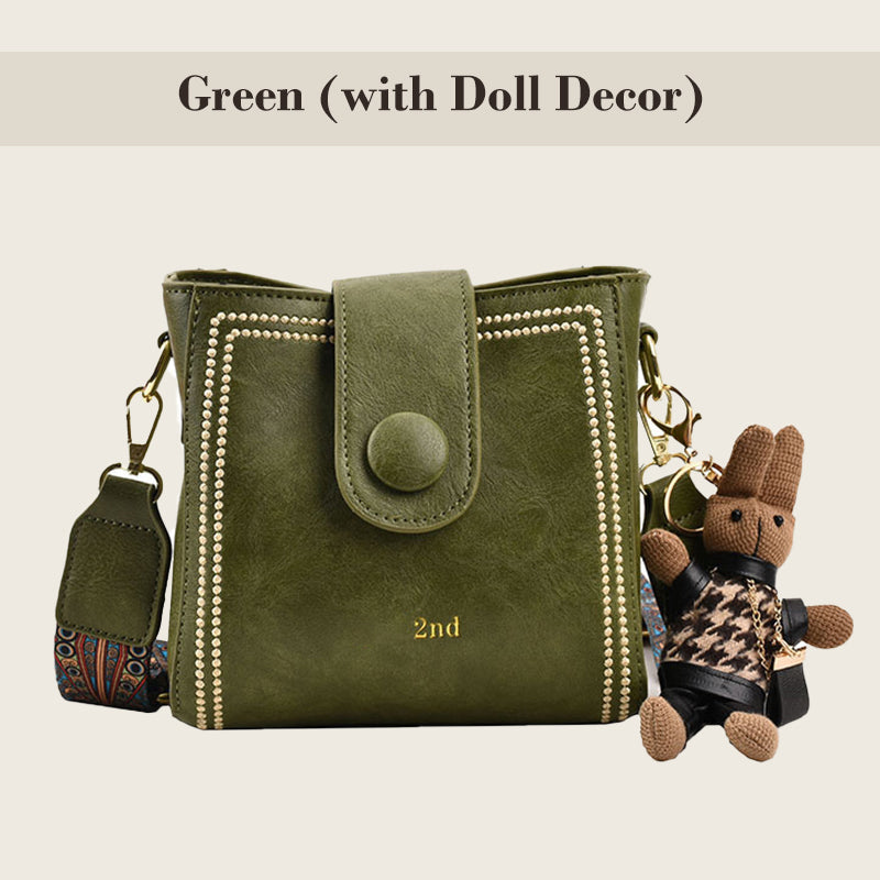Vintage Fashion Bag with Adjustable Strap