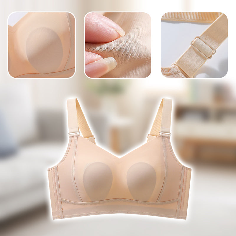 🔥49% OFF & Breathable Wirefree Full Coverage Push Up Bra