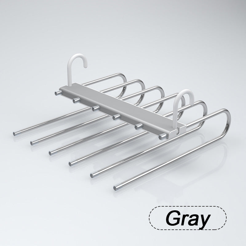 Space-Saving Multiple Trouser Hanger