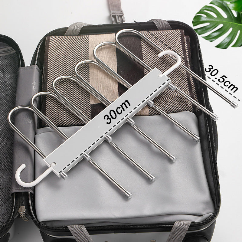 Space-Saving Multiple Trouser Hanger