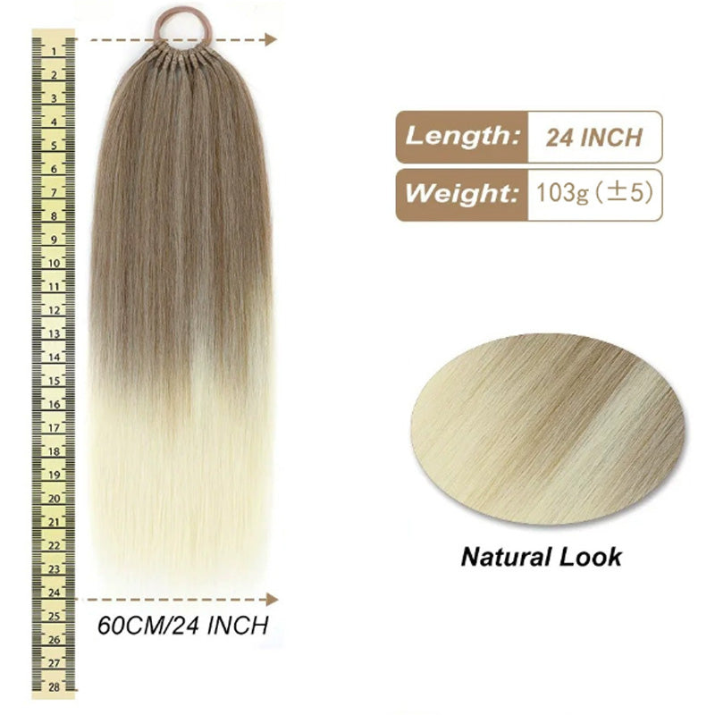 60CM High Temperature Silk Ponytail Hair Extension