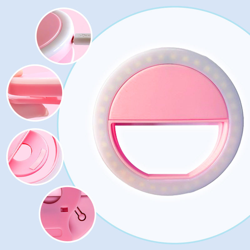 Clip on Selfie Ring Light for Smart Phone