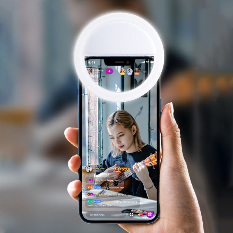 Clip on Selfie Ring Light for Smart Phone