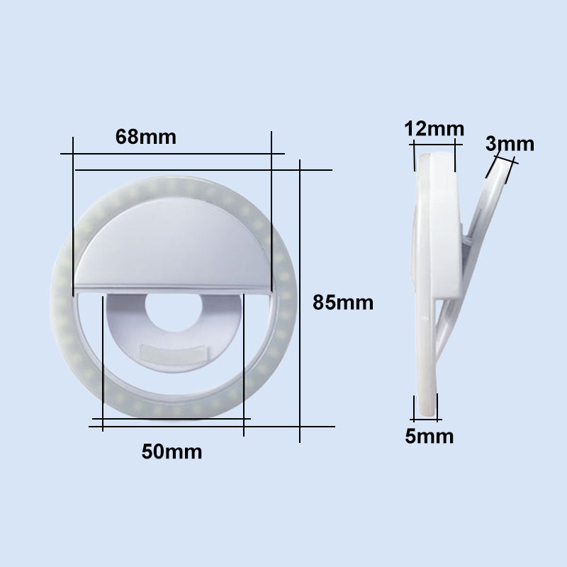 Clip on Selfie Ring Light for Smart Phone
