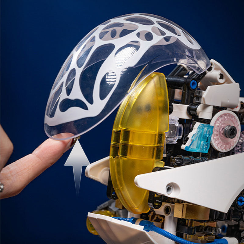 🦑🔧Mechanical Nautilus Assembled Building Block Ornament Toy🎁 50% OFF on the Second Item! Creative Building, Educational Toy, New Home Decor Choice!