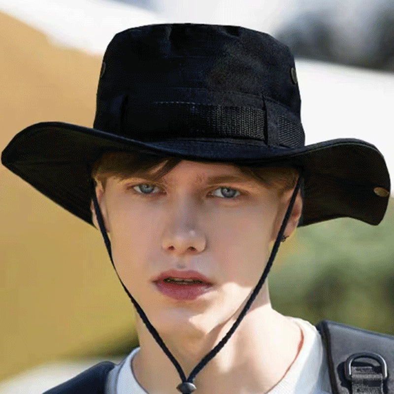 🔥2025 HOT SALE🔥Trendy Drawstring Side Snap Wide Brim Hat