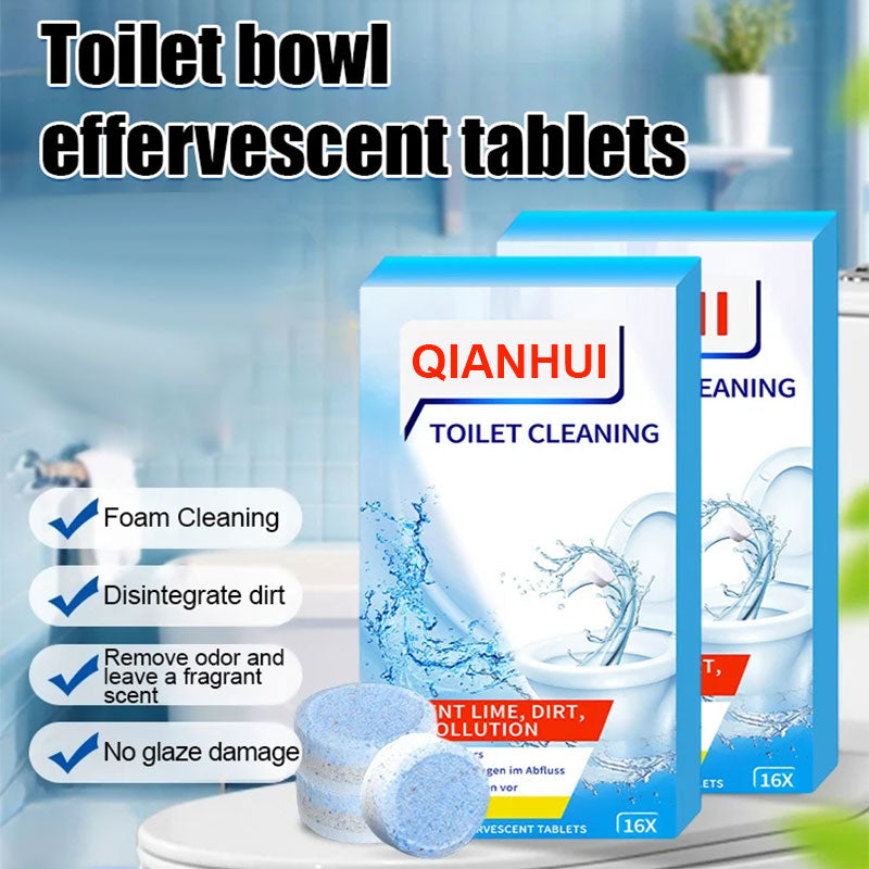 š„BUY 3 GET 2 FREEš„Lemon Scent Toilet Bowl Cleaner Tablets