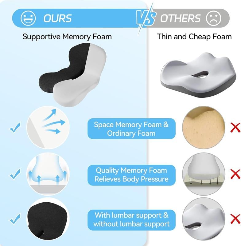 šNon-Slip Memory Foam Seat
