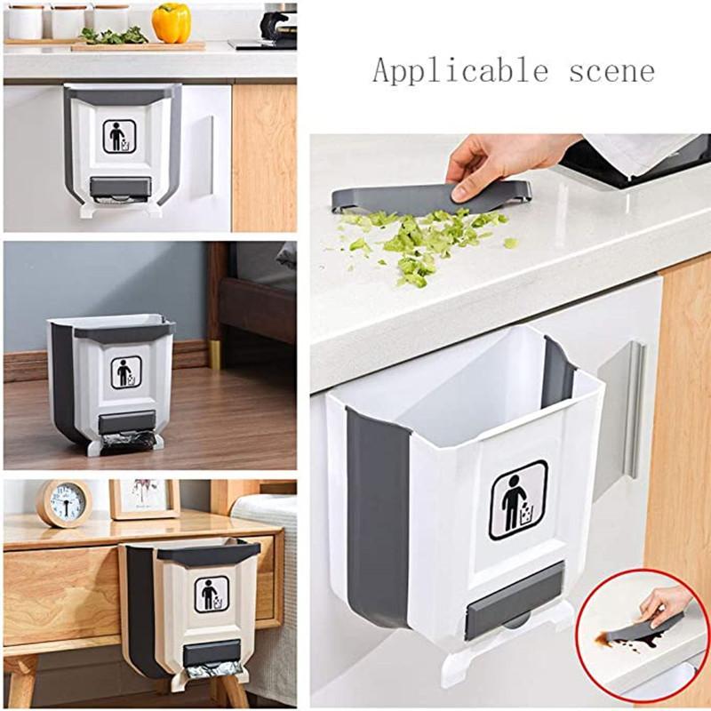 Foldable Kitchen Cabinet Trash Can