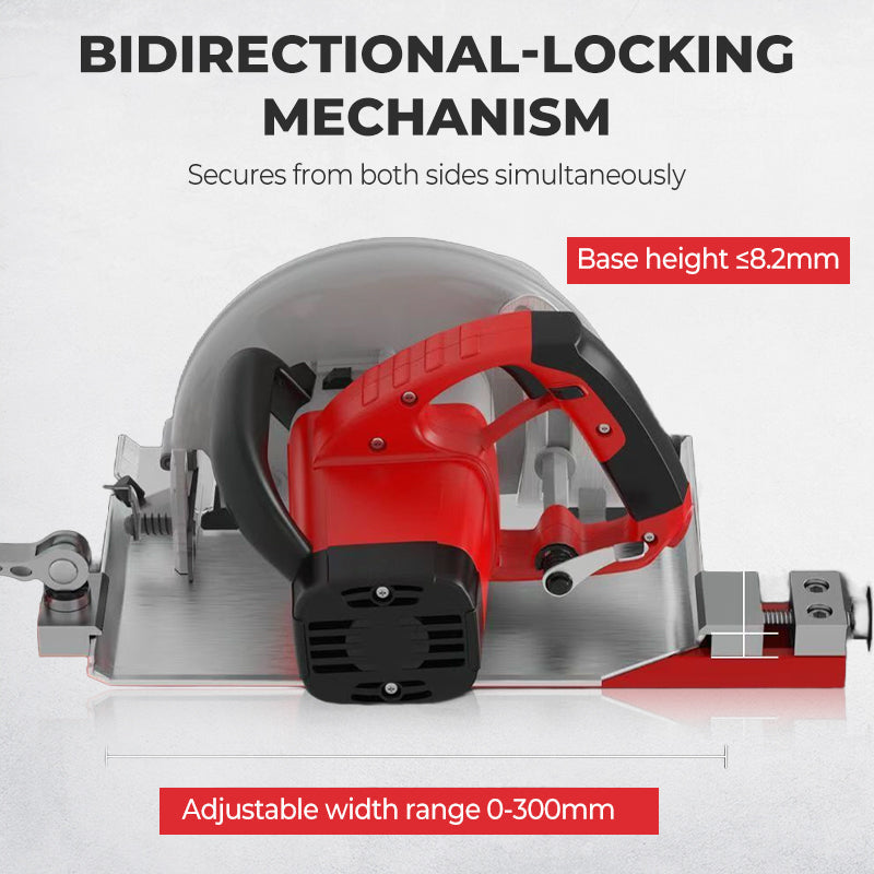Bidirectional Locking & Adjustable Cutter Positioner