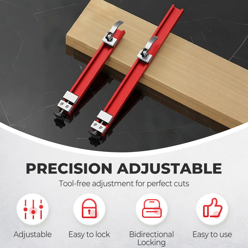 Bidirectional Locking & Adjustable Cutter Positioner