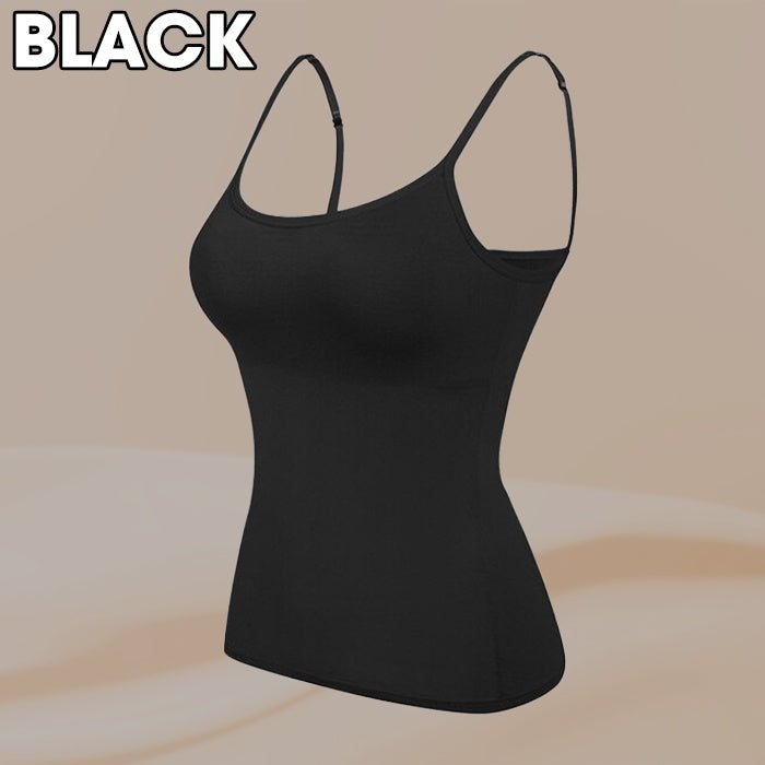 Women’s Camisole With Built In Padded Bra Vest