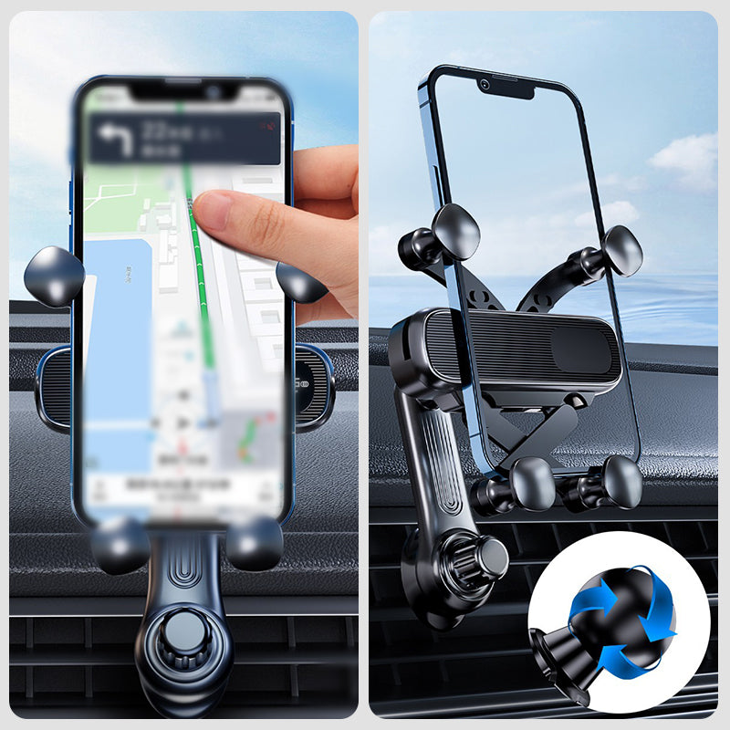 Universal Air Vent Phone Mount with 360° Rotation for Car