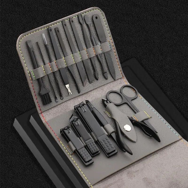 ✨Good-looking Foldable Stainless Steel Nail Clipper Set