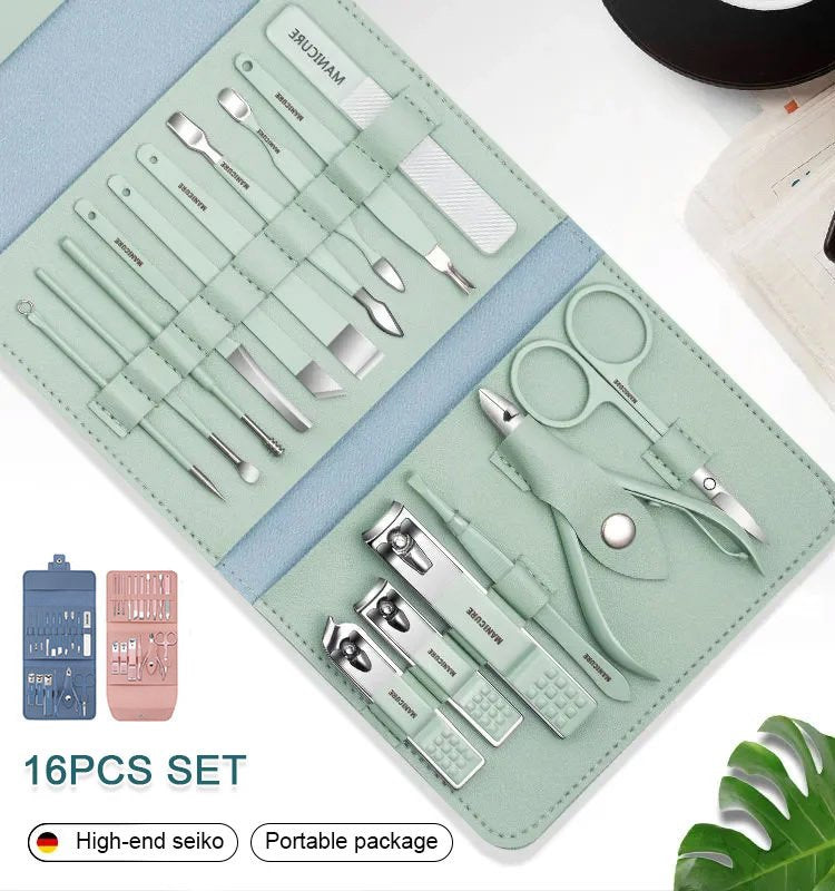 ✨Good-looking Foldable Stainless Steel Nail Clipper Set