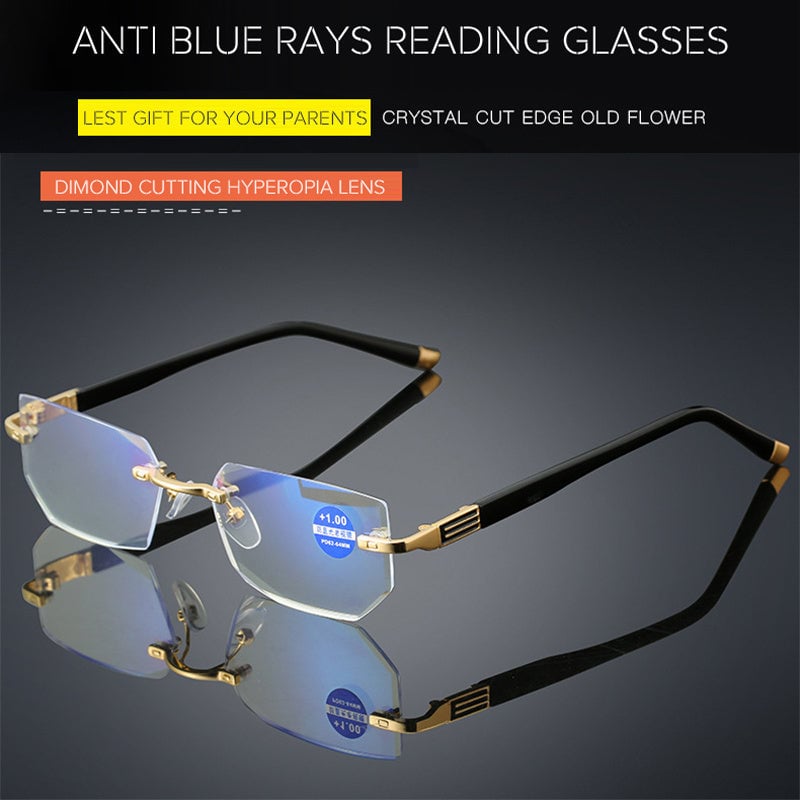 (🔥Buy 1 Get 1 Free) Sapphire High Hardness Anti-Blue Progressive Far And Near Dual-Use Reading Glasses