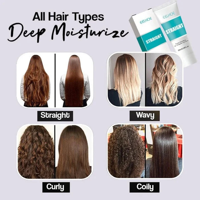 ✨Save 41% on Limited-Time Offer ✨ Silk and Keratin Treatment Hair Straightening Cream