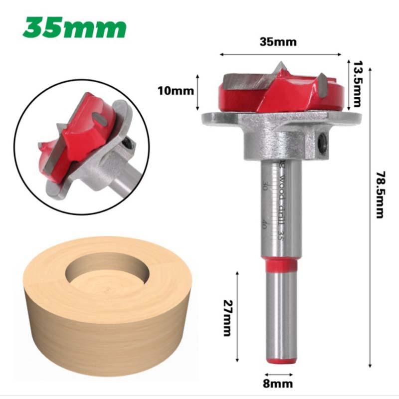 ✨Hot Sale 51% OFF✨Woodworking Drill Bit Set with Positioning Function