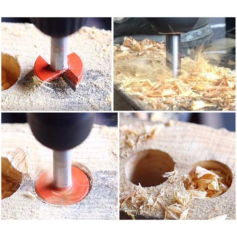 ✨Hot Sale 51% OFF✨Woodworking Drill Bit Set with Positioning Function