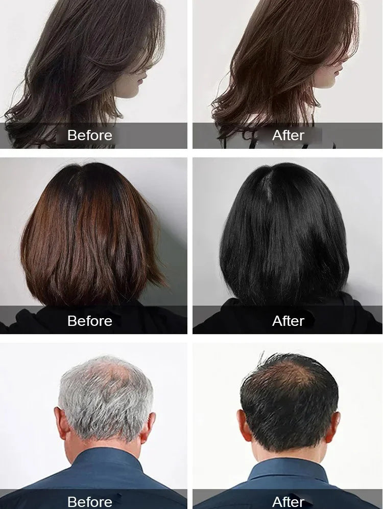 Pure Plant Extract For Grey Hair - Bubble Hair Dye