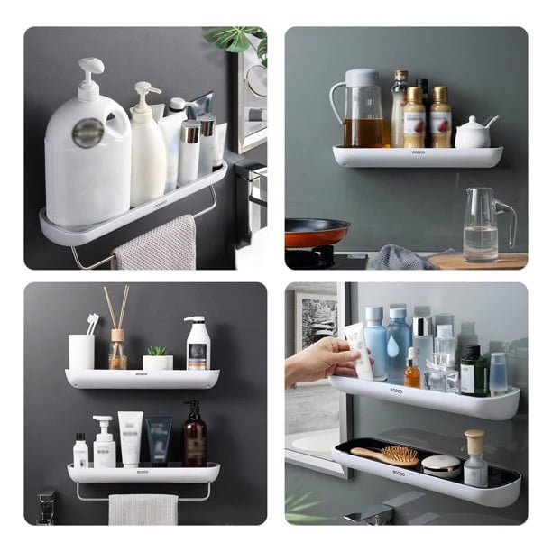🎄Best Gift - No-Drill Bathroom Storage Shelf