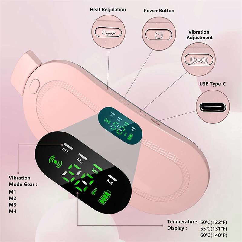 Heating & Massage Therapy Pad - (for Period Cramps & Any Pains)