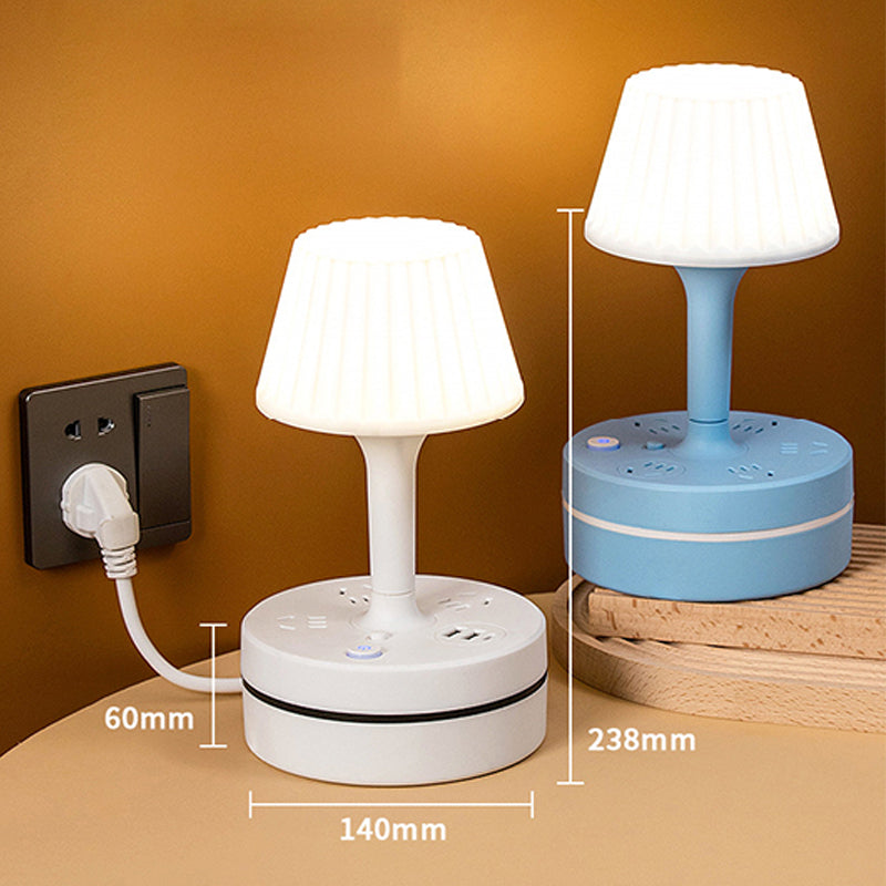 All-in-one design, multiple functions to meet your various needs!-Bedside Lamps With AC Outlets & USB Ports