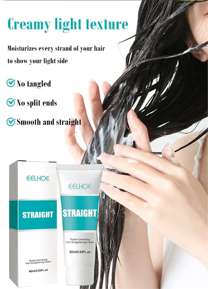 ✨Save 41% on Limited-Time Offer ✨ Silk and Keratin Treatment Hair Straightening Cream