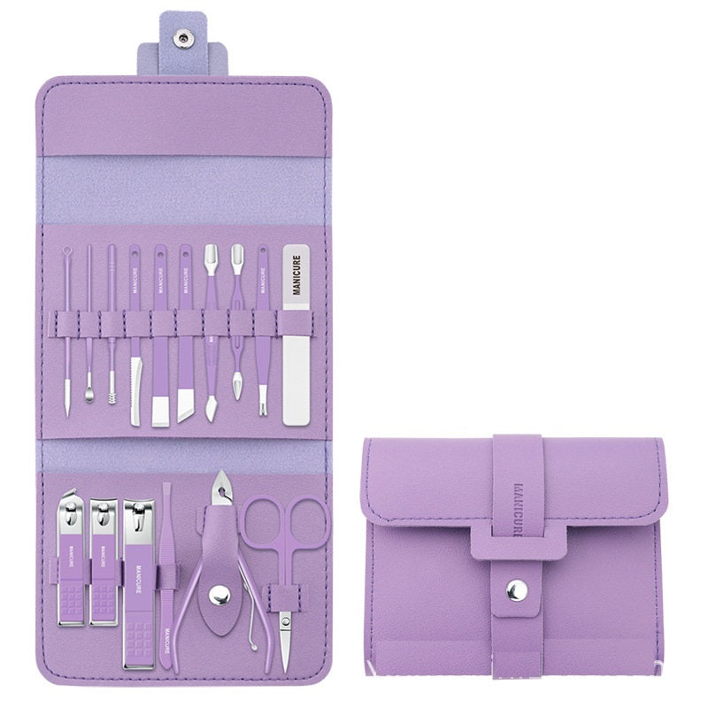 ✨Good-looking Foldable Stainless Steel Nail Clipper Set
